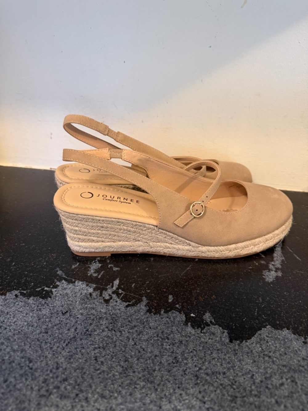 Journee Asmyna Espadrille Wedge Sandal - Picture 3 of 5